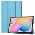 Mtp Products Tri-Fold Series Samsung Galaxy Tab S6 Lite 2020/2022/2024 Folio-etui - Baby Blå