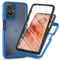 Mtp Products Motorola Moto G55 360 Beskyttelse Deksel - Blå / Klar