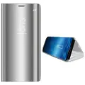 Mtp Products Samsung Galaxy S9 Luxury Mirror View Flip-deksel - Sølv
