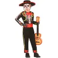 Guirca Mariachi-skjelettkostyme For Barn