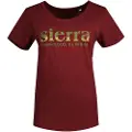 Sierra Climbing Burgundy Kortarmet T-skjorte