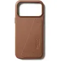 Mujjo Wallet Leather Case - etui skórzane do iPhone 17 Pro Max kompatybilne z MagSafe (tan)
