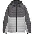 Puma PACKLITE Hooded Down Jacket Men, Clothing, Gray Echo, XS