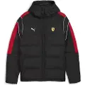 Puma Scuderia Ferrari MT7 Puffer Jacket Men, Clothing, Black, XL