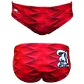 Turbo Red Waves Badetrusser
