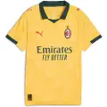Puma AC Milan 25/26 Third Jersey Youth, Clothing, Sunny Yellow/Dark Myrtle, 5-6Y