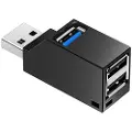Mtp Products USB 3.0 Hub Splitter 1x3 - 1x USB 3.0, 2x USB 2.0 - Svart
