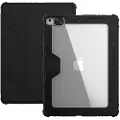 NILLKIN Bumper iPad 10.2 2019/2020/2021 Smart Folio-etui - Svart / Gjennomsiktig