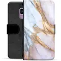 Mtp Products Samsung Galaxy S9 Premium Lommebok-deksel - Elegant Marmor