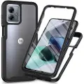 Mtp Products Motorola Moto G54 360 Beskyttelse Deksel - Svart / Klar