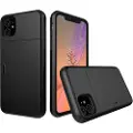 Mtp Products iPhone 11 Hybrid-deksel med Skyvekortspor - Svart
