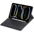 Mtp Products iPad Pro 11 2024/2025 Etui med Bluetooth-tastatur - Svart