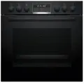 Bosch HEG578BB4 + NVQ645CB6E, Sonebasert induksjon, 4 zone(s), Glass-keramikk, Sort, Berøringskontroll, 58,3 cm