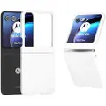 Mtp Products Motorola Razr 50 Plast Deksel - Hvit
