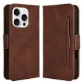 Mtp Products iPhone 16 Pro Max Kortholder Lommebokveske - Brun