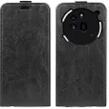 Mtp Products Nothing Phone (3a) Pro Vertikalt Flip-Deksel med Kortlomme - Svart