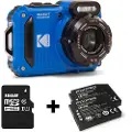 Kodak Pixpro Wpz2 + 2 Batterier + Minnekortet Sd 16 Gb Sett Kompaktkamera