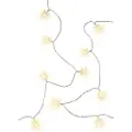 Goobay 60334, Fe lys, Gjennomsiktig, Kopper, Plast, IP44, 80 ampuller, LED