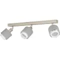 Eglo BELLIZZI SPOTSKINNE L430 3XE14 BS/GRÅ/HVID
