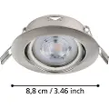 Eglo FAVAZZINA INDBYG. SÆT Ø88 GU10 3X4,9W 3X400LM BS