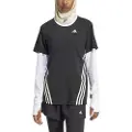 Adidas Train Icons 3 Stripes Kortarmet T-skjorte