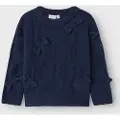 Name it Tverrsoversløyfer Strikket Pullover