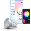 Philips Hue White and Color Ambiance Essential - LED-pære for søkelys - GU10 - 4.7 W (ekvivalent 50 W) - klasse F - flerfarge / varm til kjølig hvitt lys - 2200-6500 K