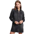 Superdry Vintage Denim Kortermet Lang Kjole