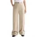 Scotch & Soda Luca Wide Leg Fit Turn Up Høyt Liv Chino Bukser