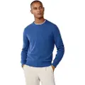 Hackett for man. HM7000075 Plain wool jumper blue (S), Casual