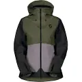 SCOTT Explorair 3L, Skalljakke, Dame, Douglas Green/Evening Grey