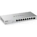 Zyxel XMG-100 Series XMG-108 - Switch - ustyrt - ikke-styrt - 8 x 100/1000/2.5G + 1 x Gigabit SFP / 10 Gigabit SFP+ - stasjonær, veggmonterbar