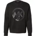 Michael Kors for man. CF552G25MF Sweatshirt with embossed logo black (S), Casual, Cotton