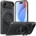 Torras iPhone Air Torras O Fitness-deksel med 360 kickstand - MagSafe-kompatibel - Svart