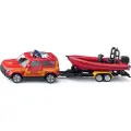 Siku Land Rover Defender with Boat