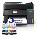Epson EcoTank ET-4950 - Multifunksjonsskriver - farge - ink-jet - ITS - A4/Letter (medie) - opp til 12 spm (kopiering) - opp til 18 spm (trykking) - 250 ark - 33.6 kbps - Wi-Fi(ac), USB, LAN - svart
