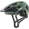 Uvex react MIPS, Sykkelhjelm, Moss Green-Black Matt