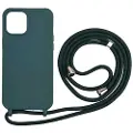 Mtp Products Necklace Series iPhone 12/12 Pro TPU-deksel - mørkegrønn