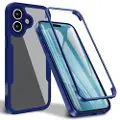 Mtp Products iPhone 17 360 Beskyttelse Deksel - Blå / Klar