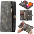 CASEME 2-i-1 Multifunksjonell iPhone 11 Pro Lommebok-deksel - Grå
