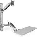 Digitus DA-90354 - Monteringssett (veggmontering, tastaturarm, skjermarm) - for LCD-skjerm / tastatur - skjermstørrelse: 17-27