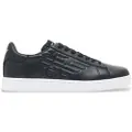 EA7 unisex. 7X000331_AF10848 Classic Cc shoes black (48 2/3), Leather, Flat, Laces, Casual