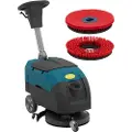 Ulsonix batteridrevet gulvvaskemaskin 40 cm 25 l 160 o/min