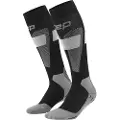 Cep Ski Merino Socks Tall 3.0, Skistrømper, Herre, Black/Grey