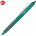 Pilot FriXion Clicker grøn medium 0,7 mm - (12 stk.)