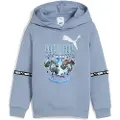 Puma x HOT WHEELSâ¢ MONSTER TRUCKS Hoodie Kids, Back, Cool Blue, 3-4Y