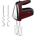 Tefal Powermix Silence HT6525 - Håndmikser - 600 W - bordeauxrød