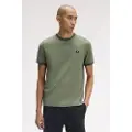Fred perry for man. M1588 Twin Tipped T-shirt (XXL), Casual, Green, Cotton, Short sleeve