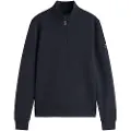 Ecoalf for man. MCMGASTBETRE0390W25-161 Sweatshirt Betren blue (XXL), Casual, Organic Cotton, Sustainable