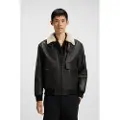 Hugo Boss for man. 50521030 Aviator jacket Loran brown (M), Casual, Leather
